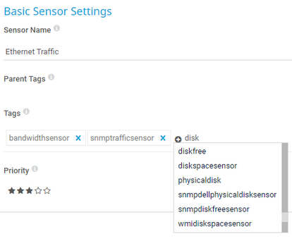 View and Edit Tags in Basic Sensor Settings View and Edit Tags in Basic Sensor Settings